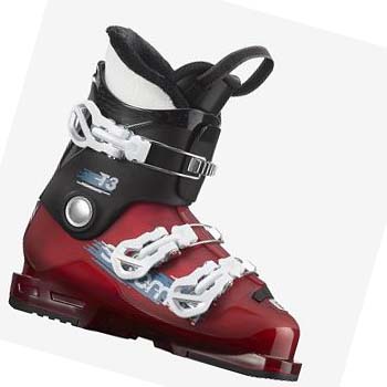 Salomon T3 RT Síbakancs Gyerek Fekete Piros Fehér | HU 3617QMA